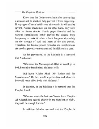 The prophetic medicine