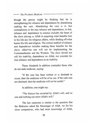 The prophetic medicine