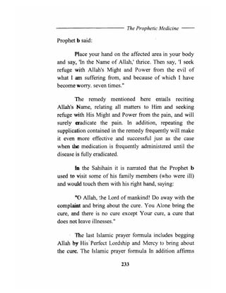 The prophetic medicine