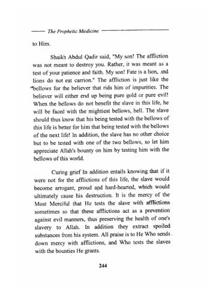 The prophetic medicine