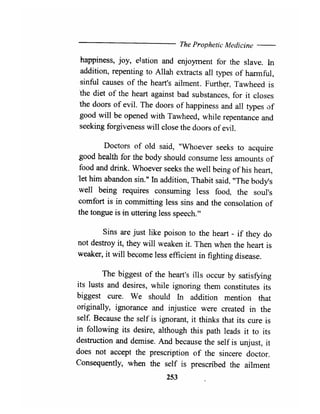 The prophetic medicine