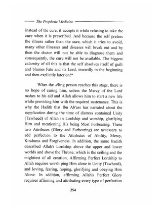 The prophetic medicine