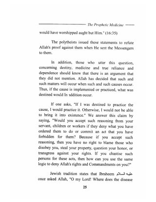 The prophetic medicine