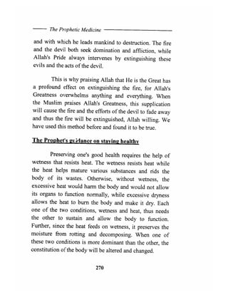 The prophetic medicine