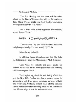 The prophetic medicine