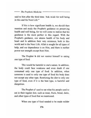 The prophetic medicine