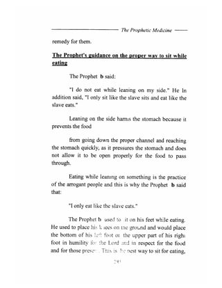 The prophetic medicine