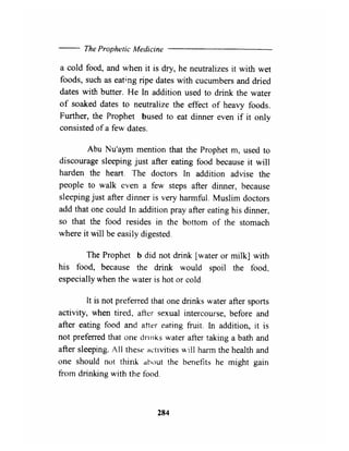 The prophetic medicine