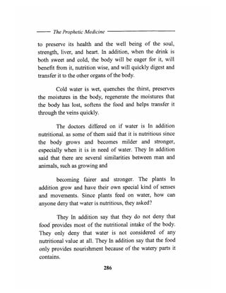 The prophetic medicine