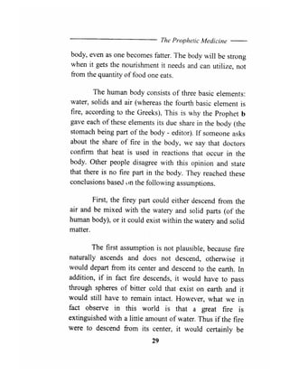 The prophetic medicine