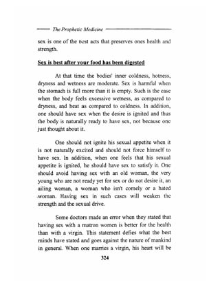 The prophetic medicine