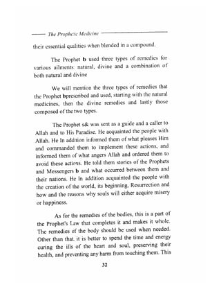 The prophetic medicine