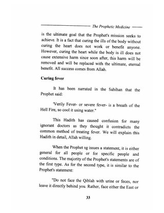 The prophetic medicine