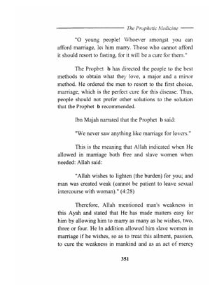 The prophetic medicine