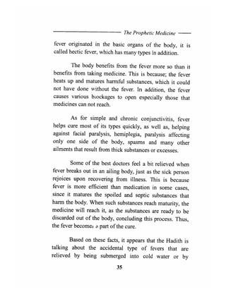 The prophetic medicine