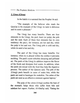 The prophetic medicine