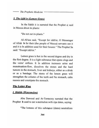 The prophetic medicine