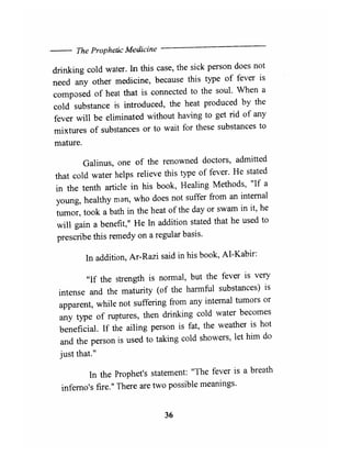 The prophetic medicine