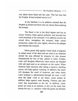 The prophetic medicine