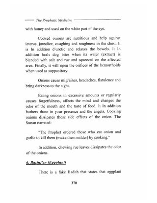 The prophetic medicine