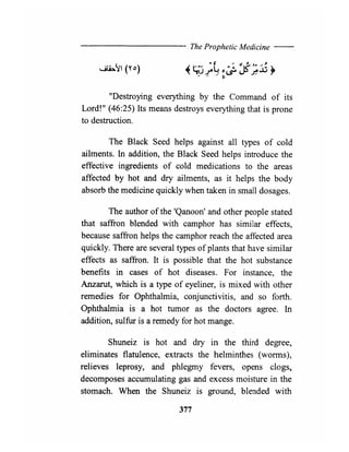 The prophetic medicine