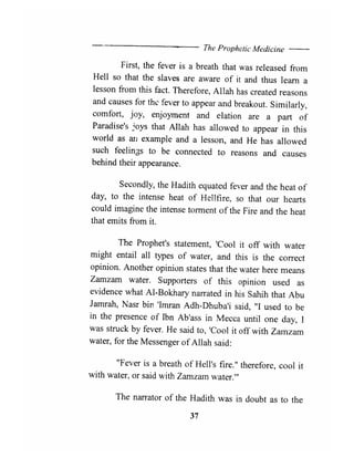 The prophetic medicine