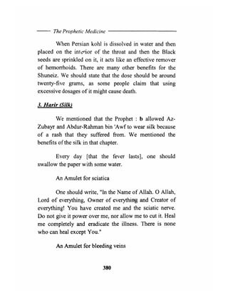 The prophetic medicine