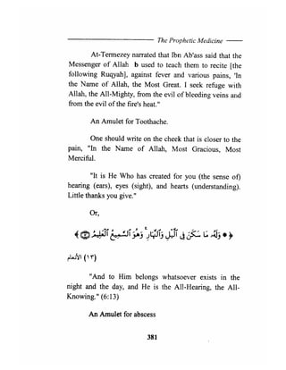 The prophetic medicine