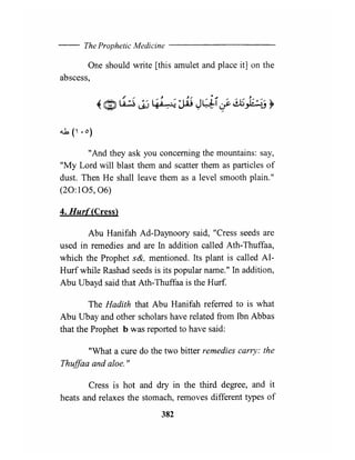 The prophetic medicine