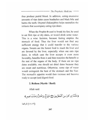 The prophetic medicine