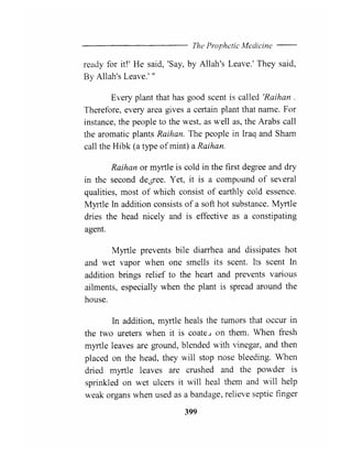 The prophetic medicine