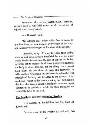 The prophetic medicine