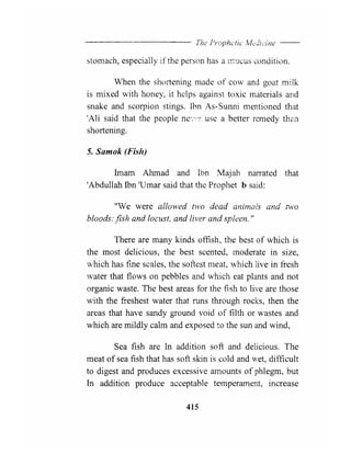 The prophetic medicine