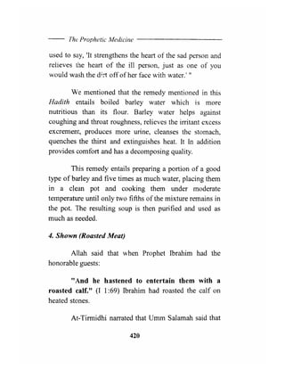 The prophetic medicine