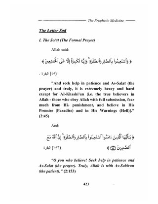 The prophetic medicine