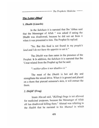 The prophetic medicine