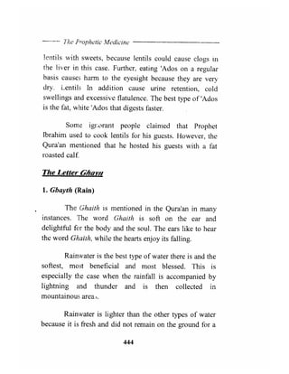 The prophetic medicine