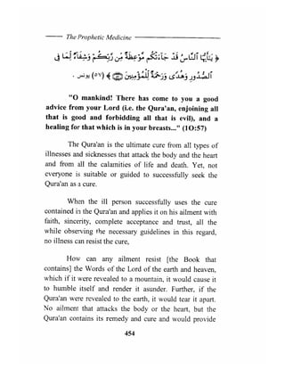 The prophetic medicine