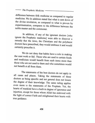 The prophetic medicine