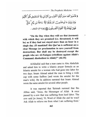 The prophetic medicine