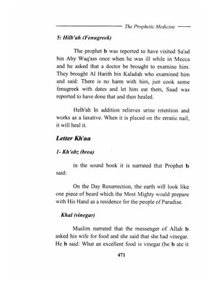 The prophetic medicine