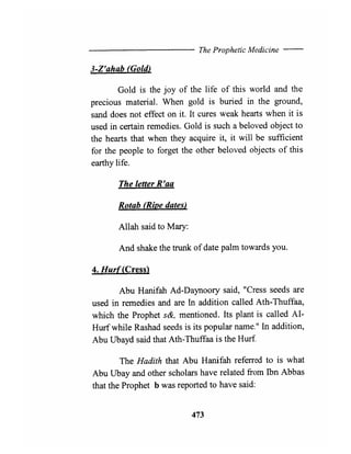 The prophetic medicine