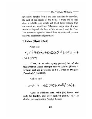 The prophetic medicine