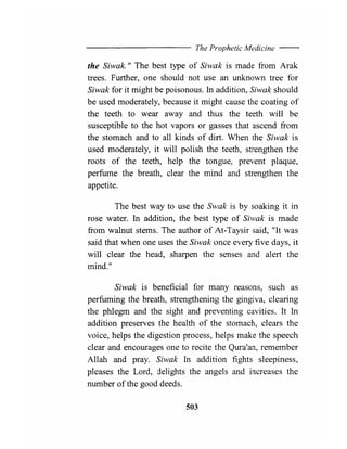 The prophetic medicine