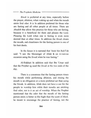 The prophetic medicine