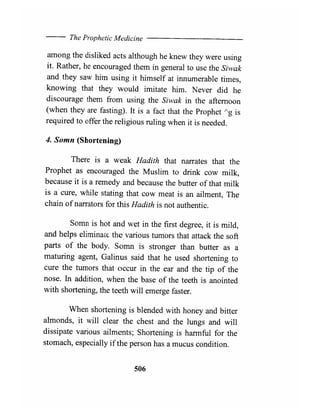 The prophetic medicine