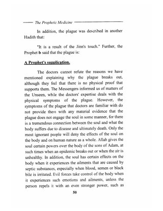 The prophetic medicine