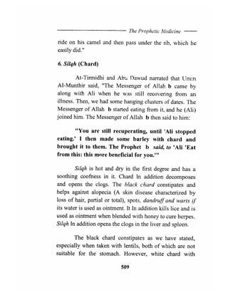 The prophetic medicine