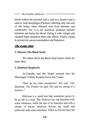 The prophetic medicine