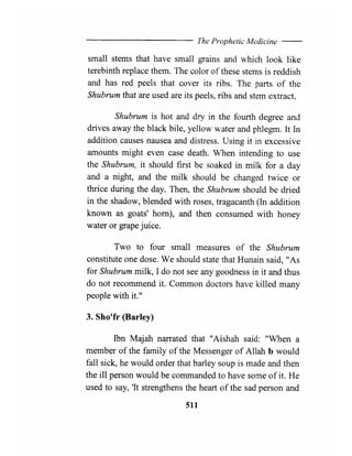 The prophetic medicine